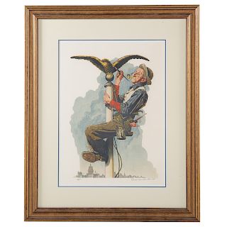 Norman Rockwell. "Gilding the Eagle"