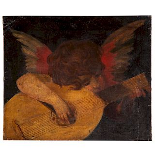 After Rosso Fiorentino. Angel with Lute, 19th c.