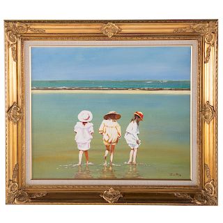 J. Withey. Three Girls at the Beach