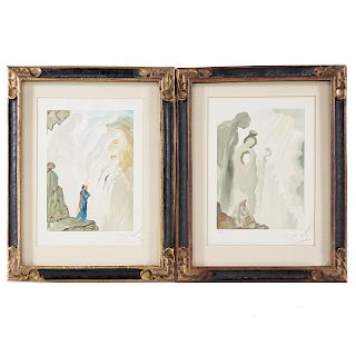 Salvador Dali.  "The Divine Comedy," two prints