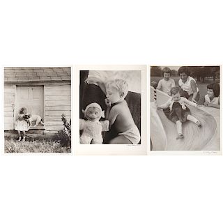 A. Aubrey Bodine. Three Photographs of Children