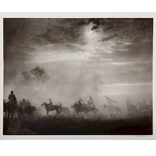 A. Aubrey Bodine. "Early Morning Charge" 1943