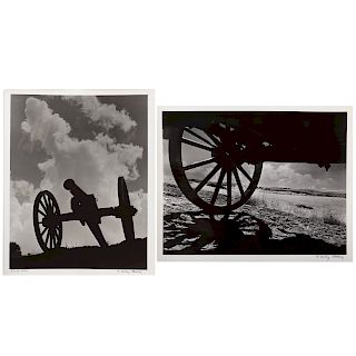 A. Aubrey Bodine. Two Civil War Themed Photos
