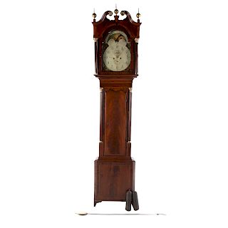 George III Mahogany Tall Cased Clock