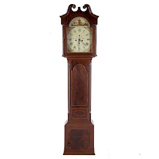 Scottish George III Mahogany Tall Cased Clock