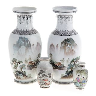 Four Chinese Porcelain Vases
