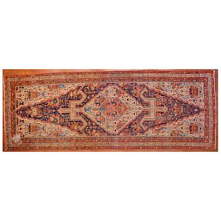 Antique Malayer Rug, Persia, 5.10 x 15.6