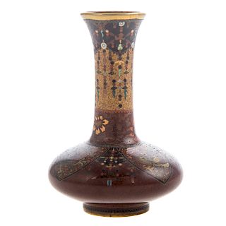 Japanese Cloisonne Enamel Miniature Bottle Vase