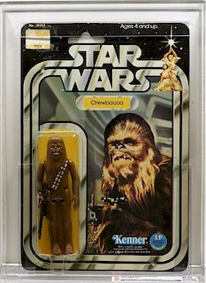 1977 Kenner Star Wars 12 Back A Chewbacca CAS 80