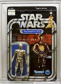 1977 Kenner Star Wars 12 Back A C-3PO CAS 85