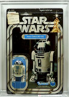 1977 Kenner Star Wars 12 Back A R2-D2 CAS 75