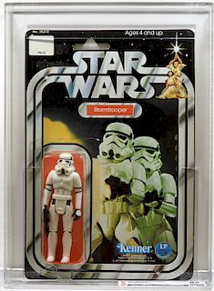 1977 Kenner Star Wars 12 Back Stormtrooper CAS 85