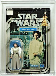 1977 Kenner Star Wars 12 Back Princess Leia CAS 70