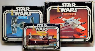 3PC Kenner Star Wars Action Figure Vehicles