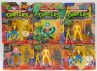 6PC Playmates Teenage Mutant Ninja Turtles