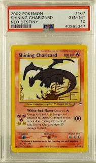 2002 Pokemon Neo Destiny Shining Charizard PSA 10