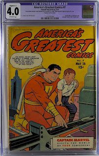 Fawcett Pub. America's Greatest Comics CGC 4.0