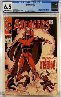 Marvel Comics Avengers #57 CGC 6.5