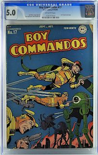DC Comics Boy Commandos #17 CGC 5.0