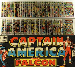 62PC Marvel Comics Captain America #105-#243 Group