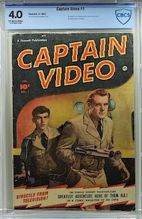 Fawcett Comics Captain Video #1 CBCS 4.0