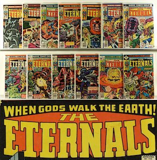 13PC Marvel Comics Eternals #1-#14 Near Comp. Run