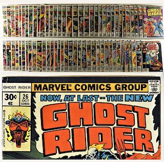 69PC Marvel Comics Ghost Rider #3-#81 Near Run