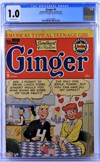 Archie Publications Ginger #9 CGC 1.0
