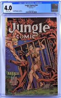 Fiction House Jungle Comics #144 CGC 4.0
