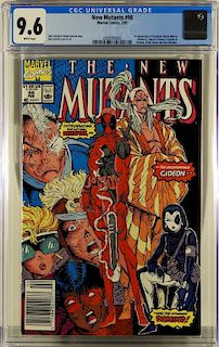 Marvel Comics New Mutants #98 CGC 9.6 Newsstand