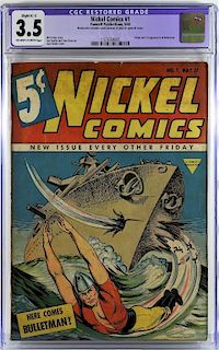 Fawcett Publications Nickel Comics #1 CGC 3.5