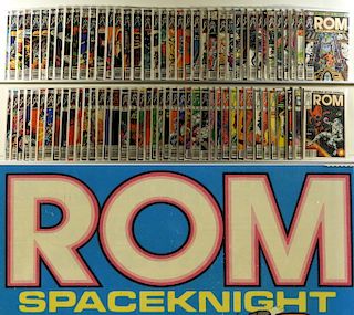 80PC Marvel Comics ROM #1-#75 & Annuals Comp. Run