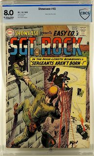 DC Comics Showcase #45 SGT Rock CBCS 8.0