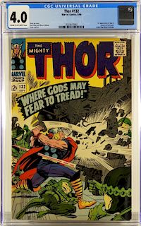 Marvel Comics Thor #132 CGC 4.0
