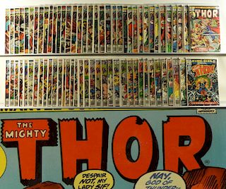 71 Marvel Comics Thor #215-#299 & GS KS Run Group
