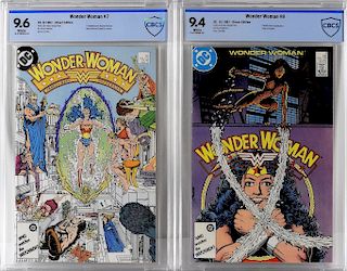 DC Comics Wonder Woman 1987 #7 #9 CBCS 9.6 9.4