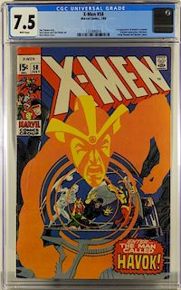 Marvel Comics X-Men #58 CGC 7.5