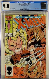 Marvel Comics Uncanny X-Men #213 CGC 9.8