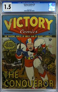 Hilman Periodicals Victory Comics #3 CGC 1.5