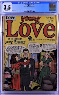 Prize Publications Young Love #1 CGC 3.5
