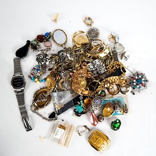 Bag of Costume Jewelry, Watches, More