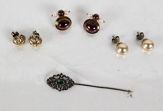 Antique & Vintage Earrings and Stick Pin