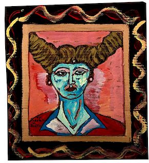 Outsider Art, Rudolph Bostic, The Lady of Intuition