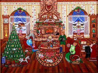 Outsider Art, Linda M Truty, Christmas Memories