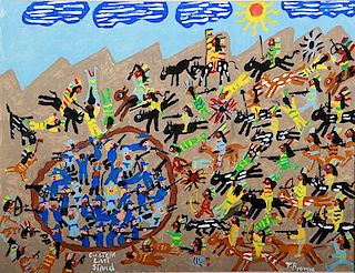 Outsider Art, Tubby Brown, Custers Last Stand