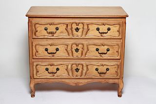 French Provincial Manner Three Drawer Chest