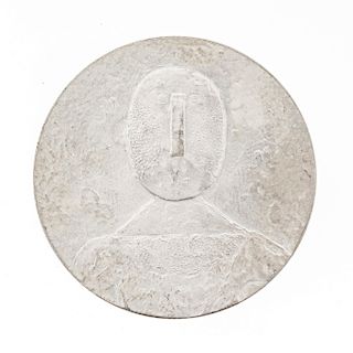 Rufino Tamayo. (Oaxaca de Juárez, México, 1899 - Ciudad de México, 1991). Medalla conmemorativa con su obra gráfica "El hombre en rosa"