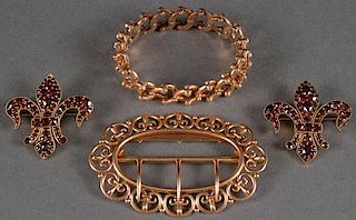 4-PIECE VICTORIAN JEWELRY GROUP