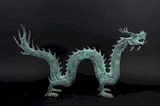 Bronze Figure of a Dragon