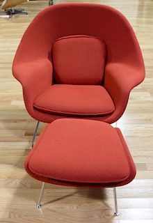 KNOLL Signed Saarinen Womb Chair And